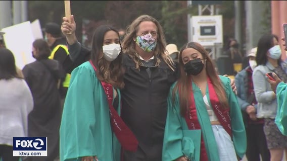 Reunited: San Francisco seniors graduate in person after year of distance learning