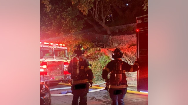Fire guts Mill Valley home, two firefighters injured