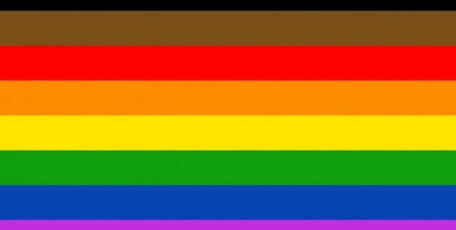 what color is the gay pride flag