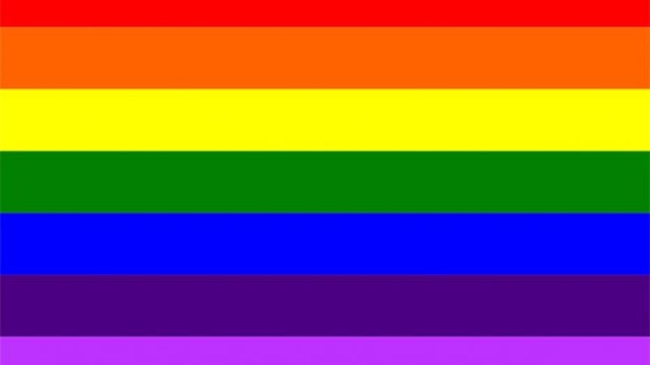 gay flag color seq