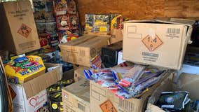 Two men arrested for allegedly selling fireworks out of a van in Newark