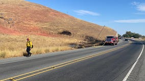 Firefighters battle multiple vegetation fires in Santa Clara County