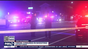 1 person killed, 3 hurt in early morning Walnut Creek shooting