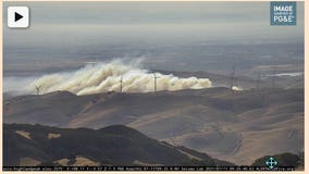 Wind-driven brush fire burns 128 acres in Contra Costa County, 100 percent contained