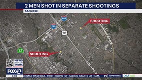 San Jose police investigating two separate shootings