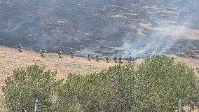 35 acres burned after Concord vehicle fire spreads to nearby brush