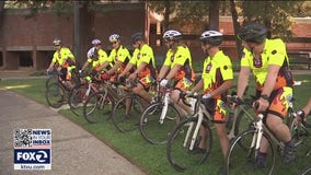 Retired Santa Clara firefighter leading group of bicyclists riding to Brooklyn for Sept. 11 anniversary