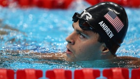 Unvaccinated US swimmer Michael Andrew goes maskless with reporters