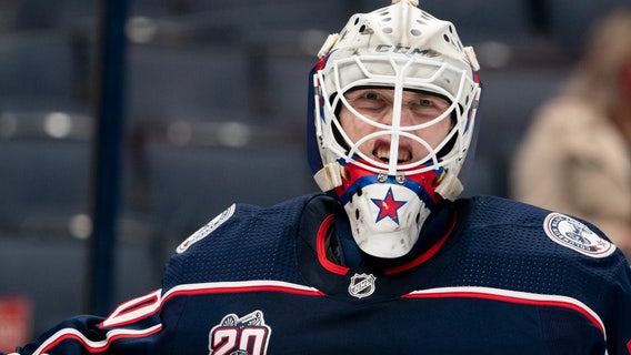 Errant firework kills Columbus Blue Jackets goaltender