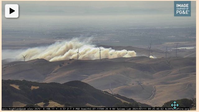 Wind-driven brush fire burns 128 acres in Contra Costa County, 100 percent contained