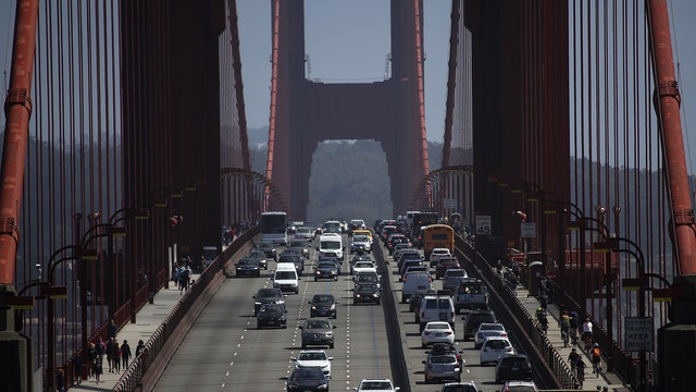 Golden Gate Bridge traffic volume still down compared to pre-pandemic levels