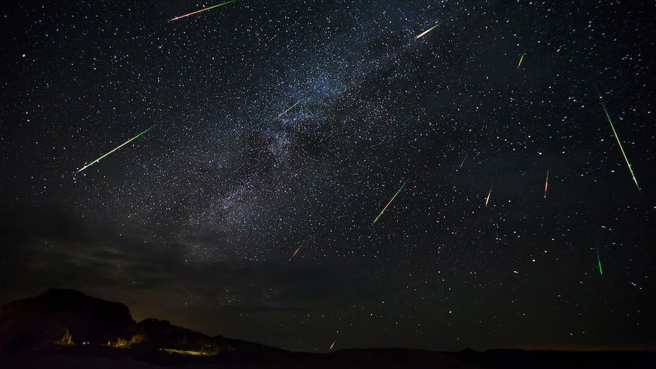 Perseid Meteor Show Captured In Big Bend National Park