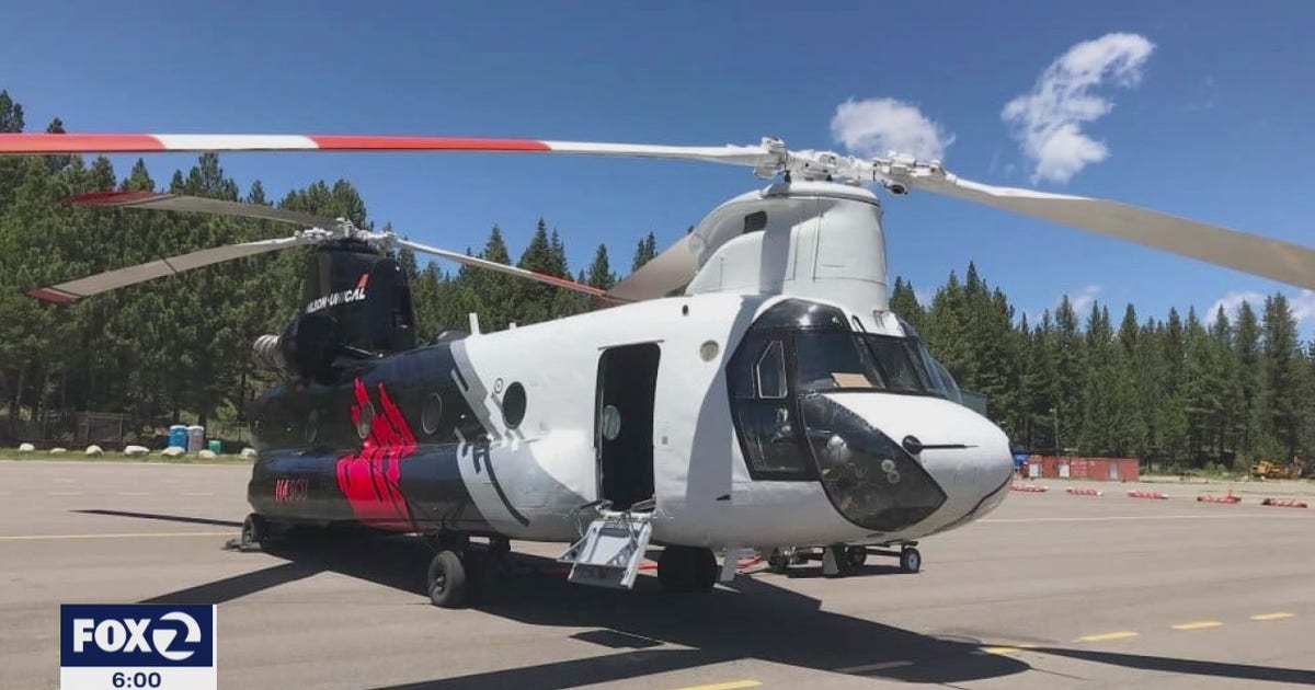 High-tech helicopters coming from SoCal to battle Caldor Fire