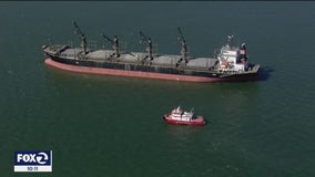 COVID outbreak among crewmembers aboard cargo ship anchored in San Francisco Bay