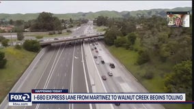 Tolling begins on new I-680 Express Lanes in Contra Costa County