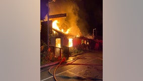 Historic Lucia Lodge in Big Sur burns in late night fire