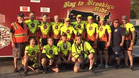 Bay Area cyclists embark on "Bay to Brooklyn" journey for 20-year anniversary of Sept. 11 attacks