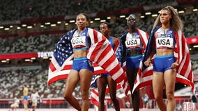 Allyson Felix wins 11th career Olympic medal as US women take gold in 4X400 relay