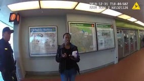 BART police bloodied woman who skipped $3.60 fare, video shows