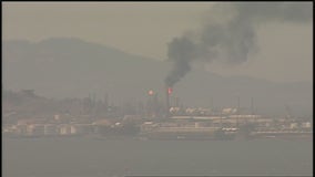 Flaring reported at the Chevron refinery in Richmond