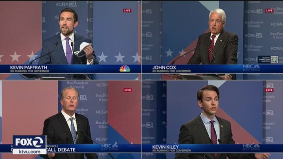 Democrat Kevin Paffrath makes recall debate debut, clashes with Republicans