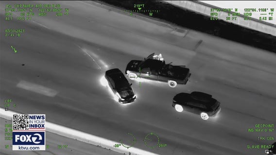 Suspects arrested after attempted carjackings, wild chase on Bay Area highways