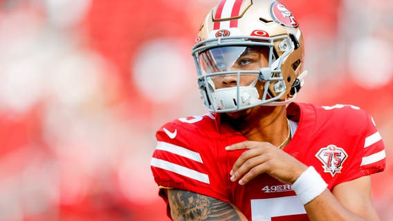 49ers rookie QB Trey Lance's injured finger healing