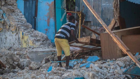 Haiti earthquake: Death toll rises to 1,419 as severe weather looms
