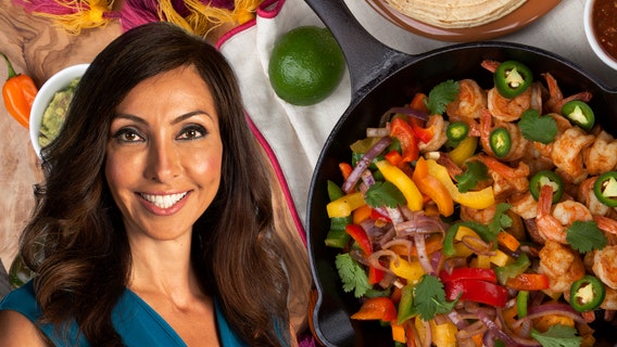 Rosemary Orozco shares quick and easy shrimp fajita recipe
