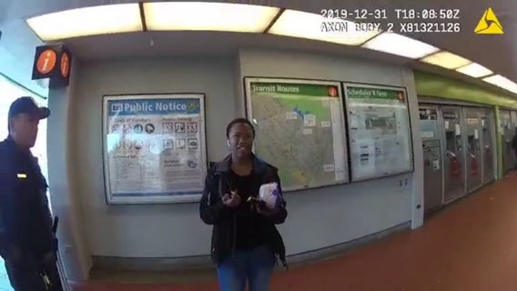 BART police bloodied woman who skipped $3.60 fare, video shows