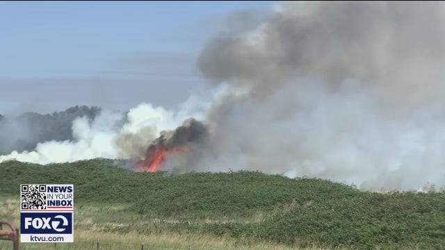 Fire on Bradford Island continues to burn with little resistance from firefighters