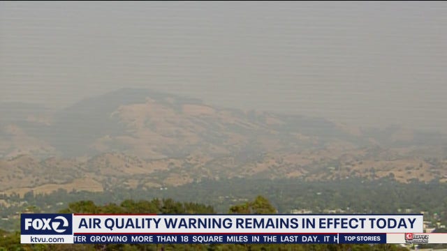 Air quality advisory extended through Monday due to wildfire smoke