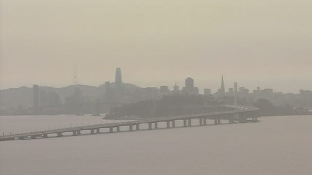 Bay Area air quality advisory extended through Sunday due to wildfire smoke