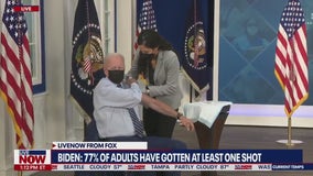 ‘Please do the right thing’: Biden receives COVID-19 booster shot on camera Monday