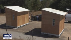 Volunteers building unpermitted tiny homes for San Jose's homeless