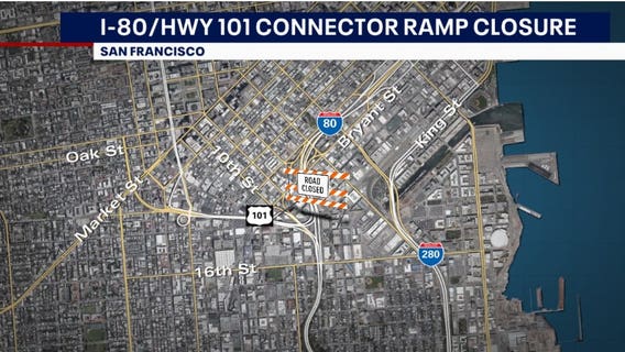 Central Freeway ramp between I-80, Highway 101 reopens after repair work finishes early