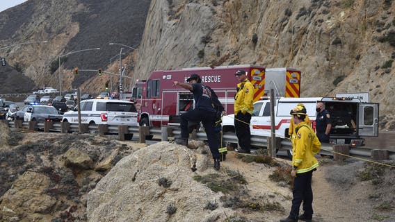 Man dies after vehicle goes over cliffside near Devils Slide stretch of Highway 1