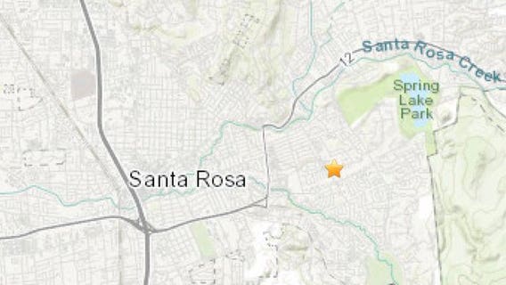 3.4 earthquake hits Santa Rosa