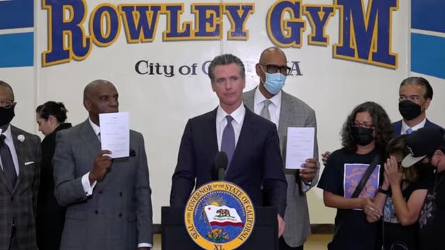 California governor signs host of police reforms including decertification, duty to intervene