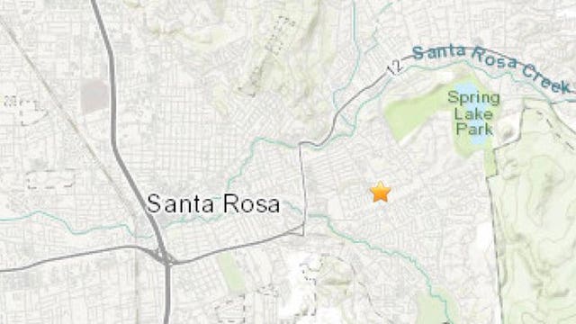 3.4 earthquake hits Santa Rosa