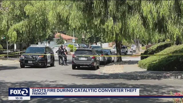 Man confronts catalytic converter thieves in Fremont, gets shot at