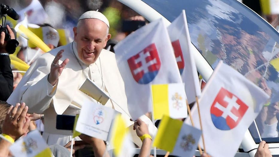 SLOVAKIA-VATICAN-RELIGION-POPE