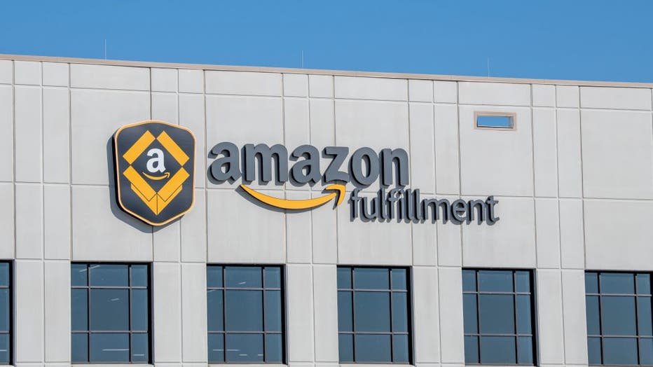 Amazon fulfillment center, the second largest private employer in the United States and one of the world's most valuable companies, Shakopee, Minnesota.
