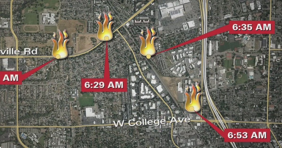 Arson suspect allegedly set 4 fires in hour in Santa Rosa | KTVU FOX 2