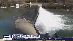 Russian River rubber dam to be deflated ahead of forecasted atmospheric river