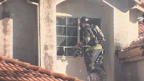 Brentwood home fire prompts evacuations