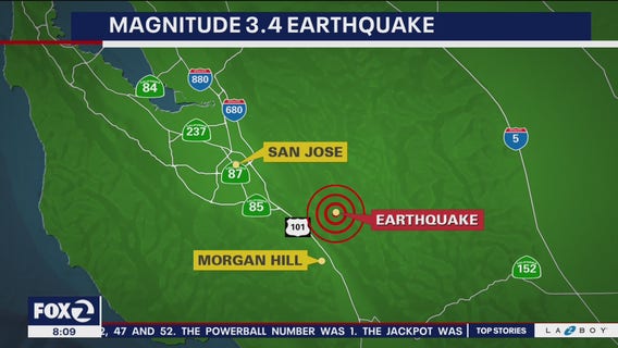 Early morning quake strikes the South Bay