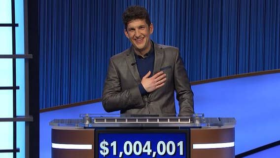 Matt Amodio's historic 'Jeopardy!' streak ends after 38 wins