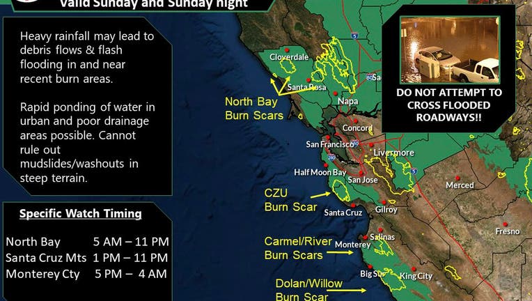 Flash Flood Watch Issued For Parts Of Bay Area Starting Sunday | KTVU FOX 2