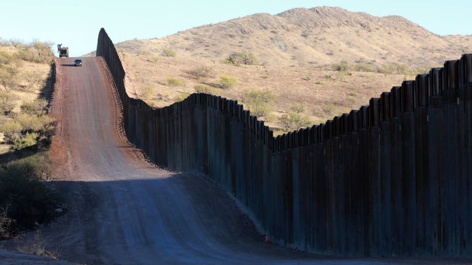 Construction Of Border Wall Continues In Arizona